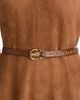 Elie Tahari Elie Tahari The Paisley Belted Faux Suede Dress - 3