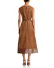 Elie Tahari Elie Tahari The Paisley Belted Faux Suede Dress - 4