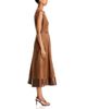 Elie Tahari Elie Tahari The Paisley Belted Faux Suede Dress - 5