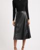 Elie Tahari Elie Tahari The Quinn Mixed-Media Faux Leather Dress - 1