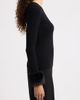 Elie Tahari Elie Tahari The Savannah Faux Fur Cuff Sweater - 3