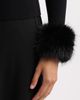 Elie Tahari Elie Tahari The Savannah Faux Fur Cuff Sweater - 4