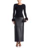 Elie Tahari Elie Tahari The Savannah Faux Fur Trim Sweater - 2