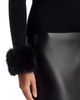 Elie Tahari Elie Tahari The Savannah Faux Fur Trim Sweater - 4