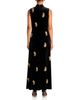 Elie Tahari Elie Tahari Vani Velvet High Neck Dress - 4