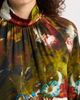 Elie Tahari Elie Tahari Vivian Floral Print Silk Blend Mock Neck Top - 4