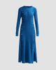 Elie Tahari Elie Tahari Women's Tamara Rib-Knit Crewneck Midi Sweaterdress - 1