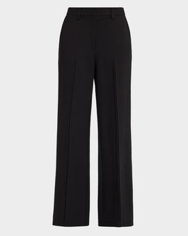 Elie Tahari Saddy Mid-Rise Cropped Pants