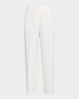 Elie Tahari The Lowen Straight-Leg Pintuck Pants