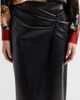 Elie Tahari Women's Amelia Faux-Leather Pleated Midi Skirt - 5