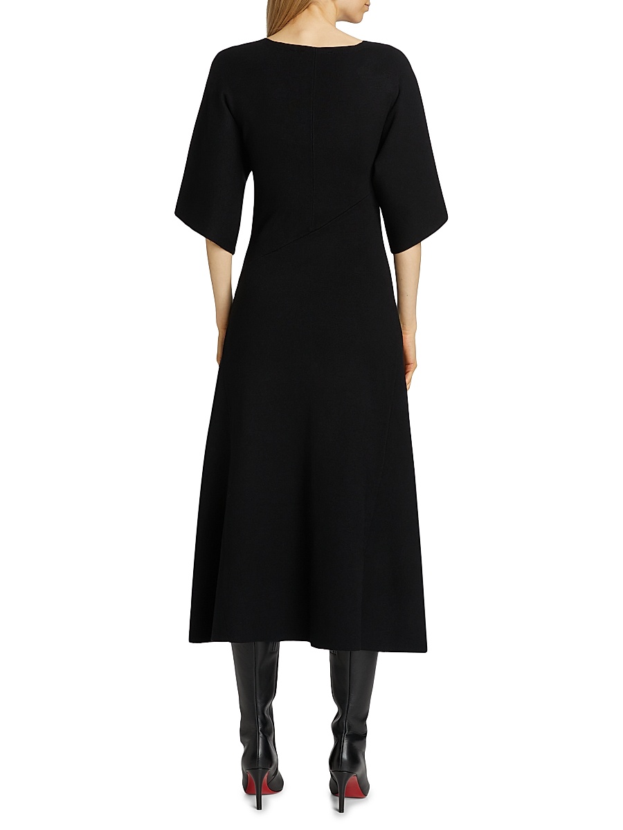 everly knit dress Reformation Everly Knit Dress In Cafe