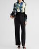 Elie Tahari Women's Isla High-Rise Straight-Leg Pants - 2