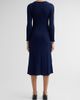 Elie Tahari Women's Julietta Pointelle-Knit A-Line Midi Dress - 3