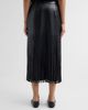 Elie Tahari Women's Kaia Faux-Leather Fringed Midi-Skirt - 3