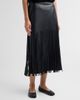 Elie Tahari Women's Kaia Faux-Leather Fringed Midi-Skirt - 4