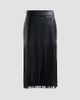 Elie Tahari Women's Kaia Faux-Leather Fringed Midi-Skirt - 6
