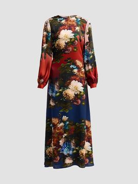 Elie Tahari Women's Renata Floral Silk-Blend Maxi Dress
