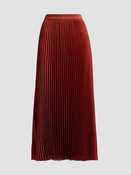 Elie Tahari Women's Rowyn Pleated Midi-Skirt