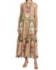 Elie Tahari Women's The Aurora Baroque Tiered Maxi Dress - 3