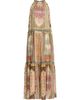 Elie Tahari Women's The Aurora Baroque Tiered Maxi Dress - 8