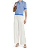Elie Tahari Women's The Elliot Striped Cotton Polo Sweater - 2