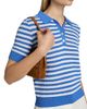 Elie Tahari Women's The Elliot Striped Cotton Polo Sweater - 6