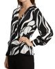 Elie Tahari Women's The Estelle Abstract Print Silk-Blend Top - 4