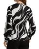 Elie Tahari Women's The Estelle Abstract Print Silk-Blend Top - 5