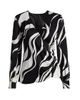 Elie Tahari Women's The Estelle Abstract Print Silk-Blend Top - 8