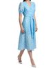 Elie Tahari Women's The Jade Linen Embroidered Midi-Dress - 2