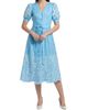 Elie Tahari Women's The Jade Linen Embroidered Midi-Dress - 3