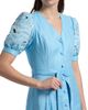Elie Tahari Women's The Jade Linen Embroidered Midi-Dress - 6