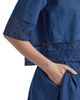 Elie Tahari Women's The Laylee Lace-Trimmed Denim Shirt - 6