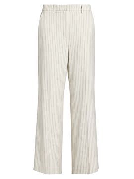 Elie Tahari Women's The Liliana Pinstriped Straight-Leg Pants