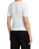 Elie Tahari Women's The Lily Pointelle Cotton Knit Short-Sleeve Sweater - 5