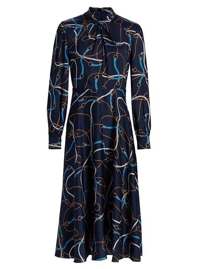 Elie Tahari Women's The Raquel Printed Midi-Dress