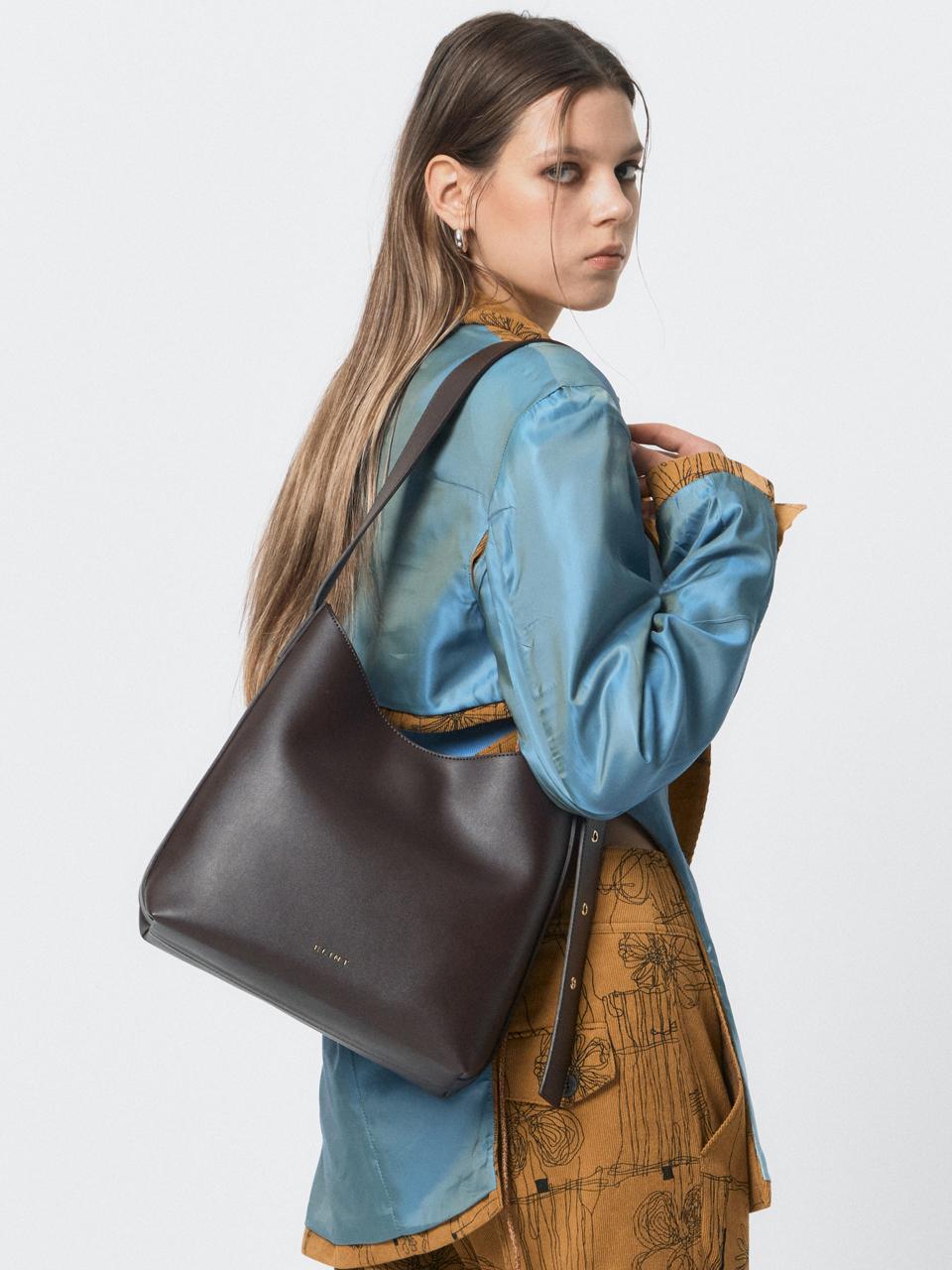 ELINT Adjustable Strap Structured Shoulder Bag