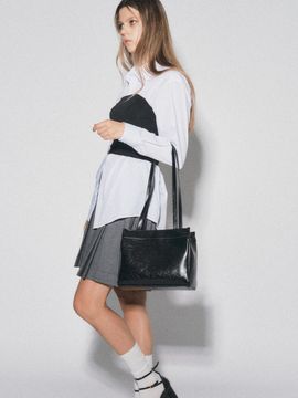 ELINT Polyurethane Everyday Shoulder Bag