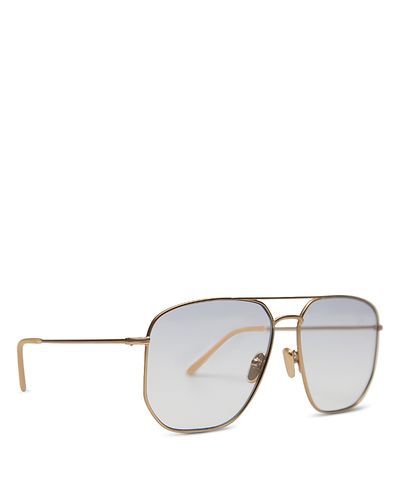 Elisa Johnson Elisa Johnson Celine Oversized Aviator Sunglasses, 58mm