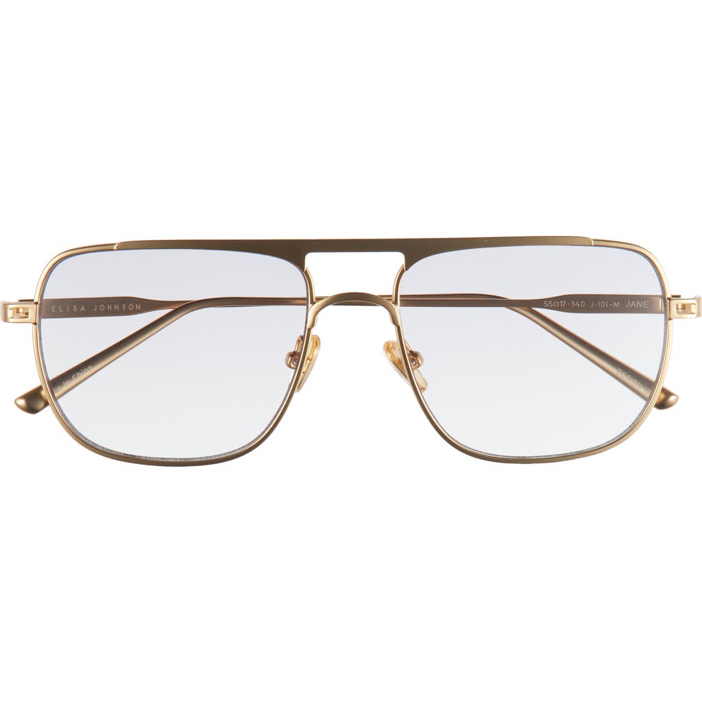 Elisa Johnson Elisa Johnson Jane 54mm Flat Top Navigator Sunglasses