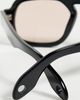 Elisa Johnson Elisa Johnson Jane Mini Sunglasses Gloss Black One - 5