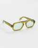 Elisa Johnson Elisa Johnson Jane Mini Sunglasses Olive Green One - 4