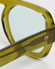 Elisa Johnson Elisa Johnson Jane Mini Sunglasses Olive Green One - 5
