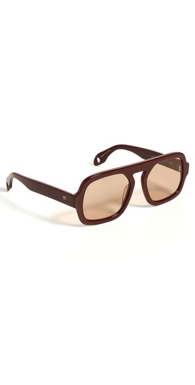 Elisa Johnson Elisa Johnson Jane Sunglasses Deep Red One