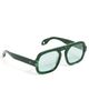 Elisa Johnson Elisa Johnson Jane Sunglasses Green Tortoise One - 1