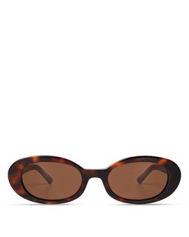 Elisa Johnson Elisa Johnson Lyric Oval Sunglasses, 52mm