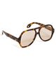 Elisa Johnson Elisa Johnson Maren Sunglasses Brown Tortoise One - 1