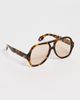Elisa Johnson Elisa Johnson Maren Sunglasses Brown Tortoise One - 2