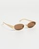 Elisa Johnson Elisa Johnson Pheobe Sunglasses Matte Gold One - 4