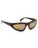 Elisa Johnson Elisa Johnson Sham Sunglasses Brown Tort Gold Mirror Lens One - 1